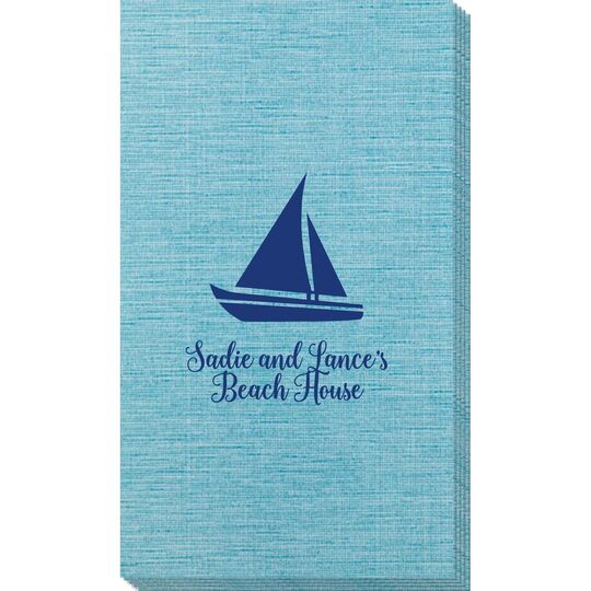 Cutter Sailboat Bamboo Luxe Guest Towels